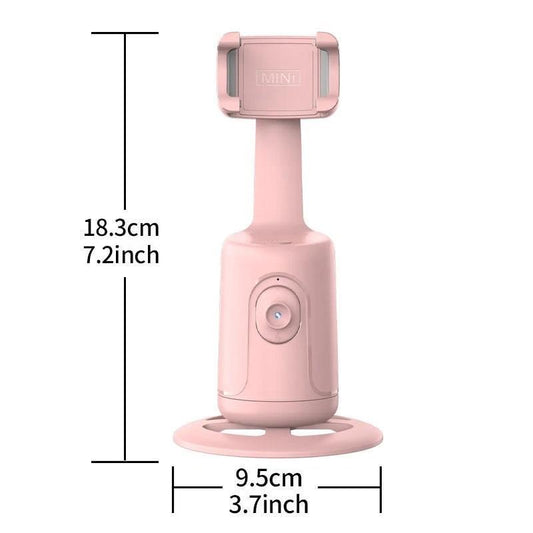 360ยฐ Auto Face Tracking Gimbal Stabilizer for Phones, Vlogging & Video Recording