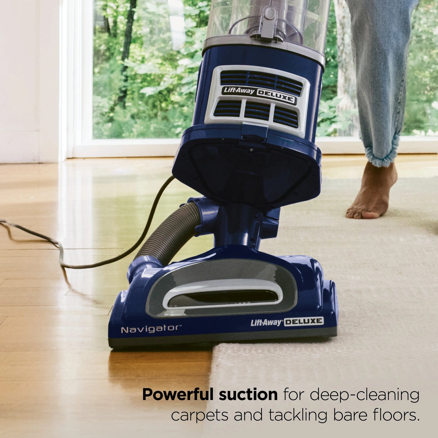 Shark Navigator Lift-Away Deluxe Upright Vacuum Perfect for Deep & Versatile Cleaning - NV360