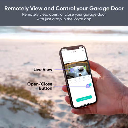 Wired Garage Door Controller Home Security Camera (Starter Bundle)