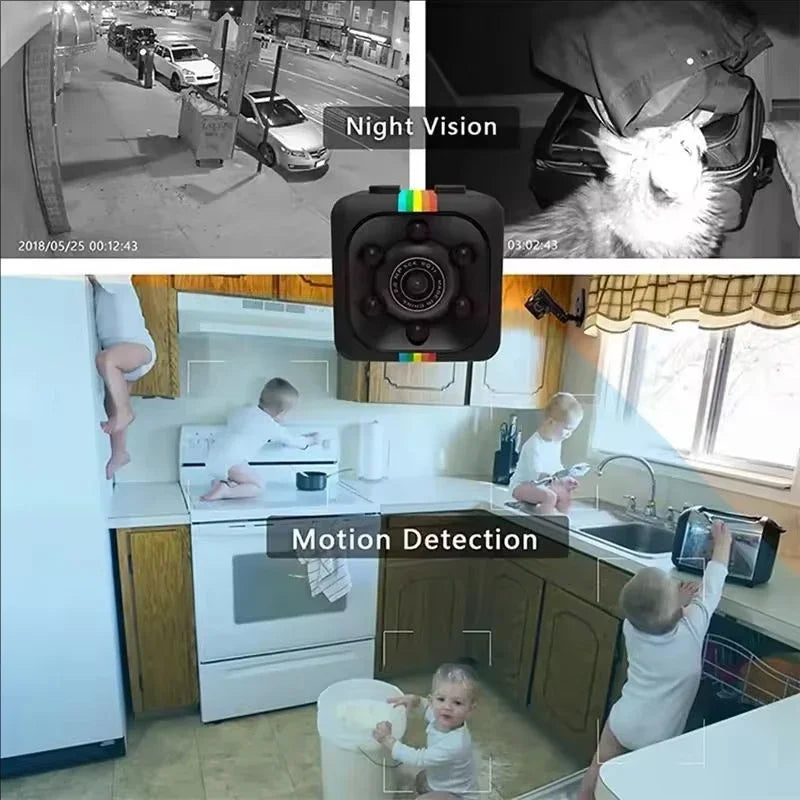 SQ11 1080P Mini Camera HD Micro Camera 30 Frame Action Video Camera Sports DV Outdoor Night Vision Support 128G