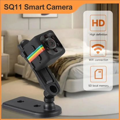 SQ11 1080P Mini Camera HD Micro Camera 30 Frame Action Video Camera Sports DV Outdoor Night Vision Support 128G