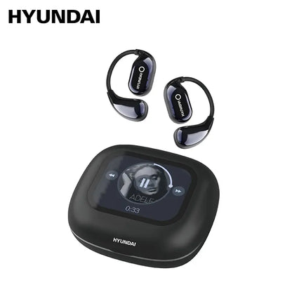 Experience the Future of Sound with Hyundai HY-Q18 Pro Bluetooth Wireless Earbuds - Touch Display, Translation Support, and Superior Noise Cancellation for Music & Calls