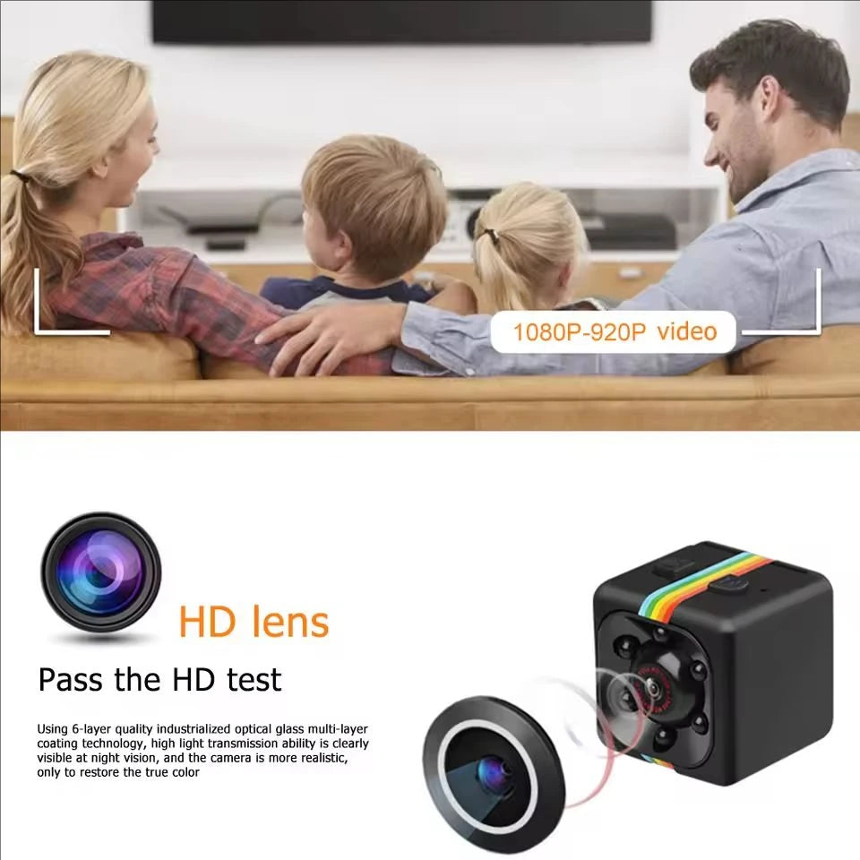 SQ11 1080P Mini Camera HD Micro Camera 30 Frame Action Video Camera Sports DV Outdoor Night Vision Support 128G