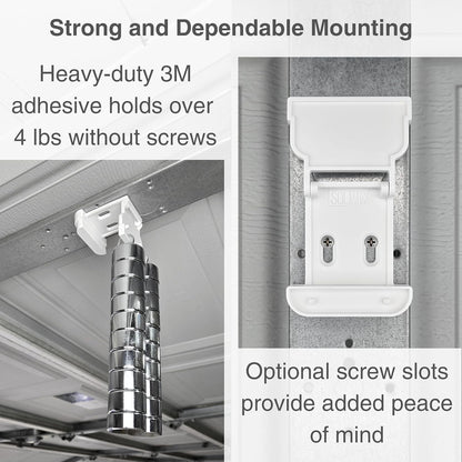 Garage Door Bracket for Ring Alarm Contact Sensors (2Nd Gen) - Sensor Not Included - Easy Installation Garage Door Security Accessory (2 Pack)