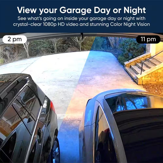 Wired Garage Door Controller Home Security Camera (Starter Bundle)