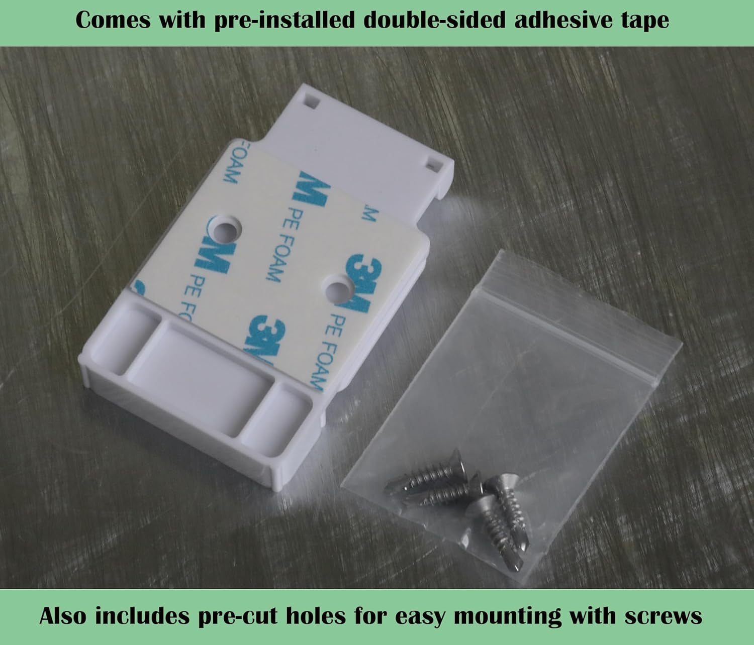 Garage Door Mounting Bracket for Simplisafe Entry Sensors, 2-Pack