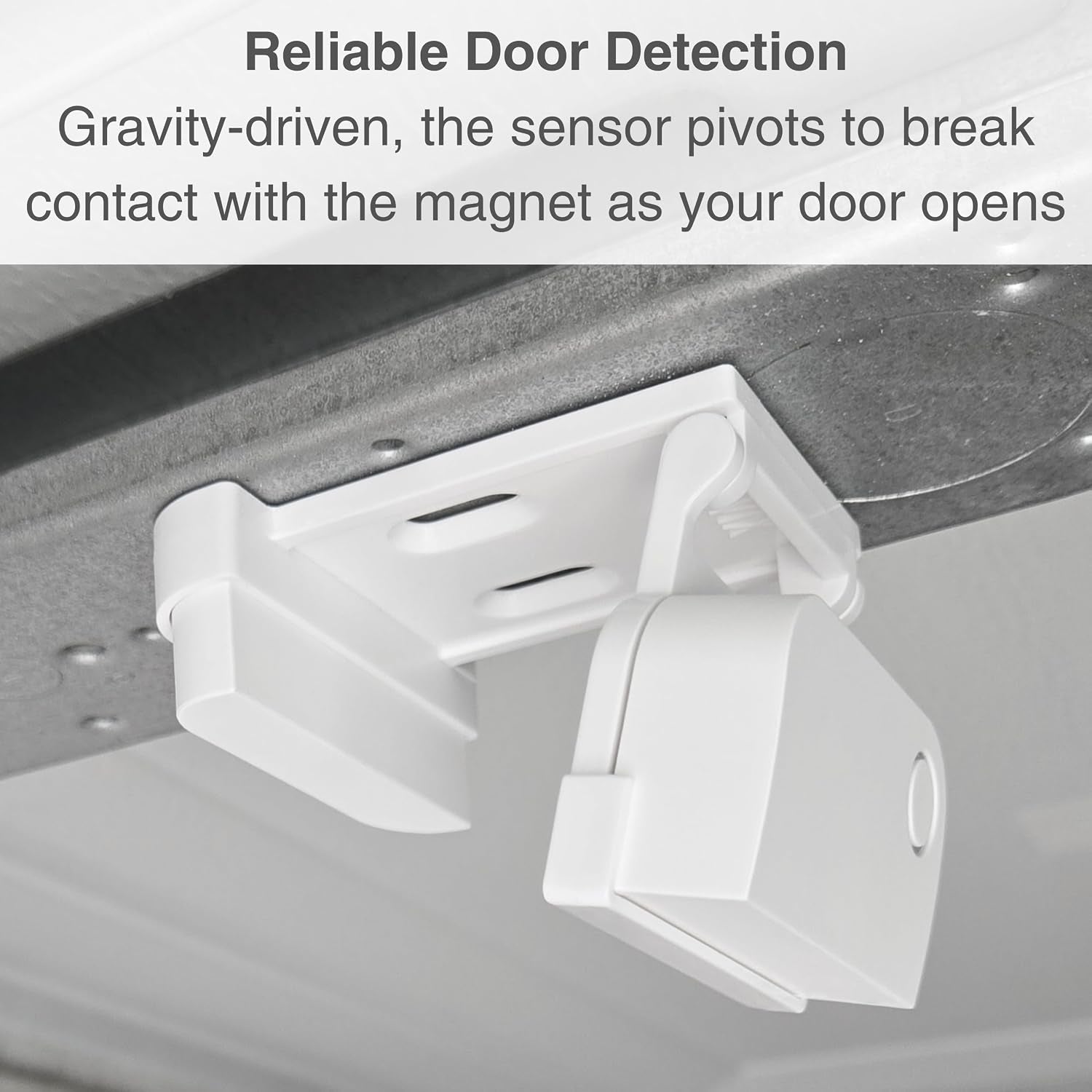 Garage Door Bracket for Ring Alarm Contact Sensors (2Nd Gen) - Sensor Not Included - Easy Installation Garage Door Security Accessory (2 Pack)