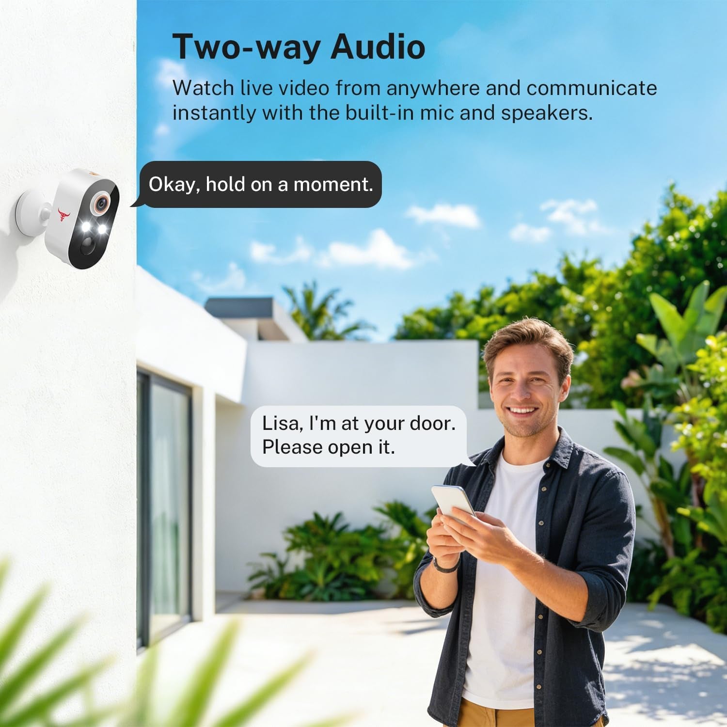 Security Cameras Wireless Outdoor, 1080P Battery Powered Camera