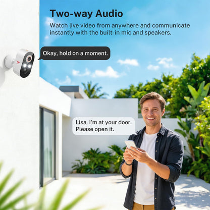 Security Cameras Wireless Outdoor, 1080P Battery Powered Camera