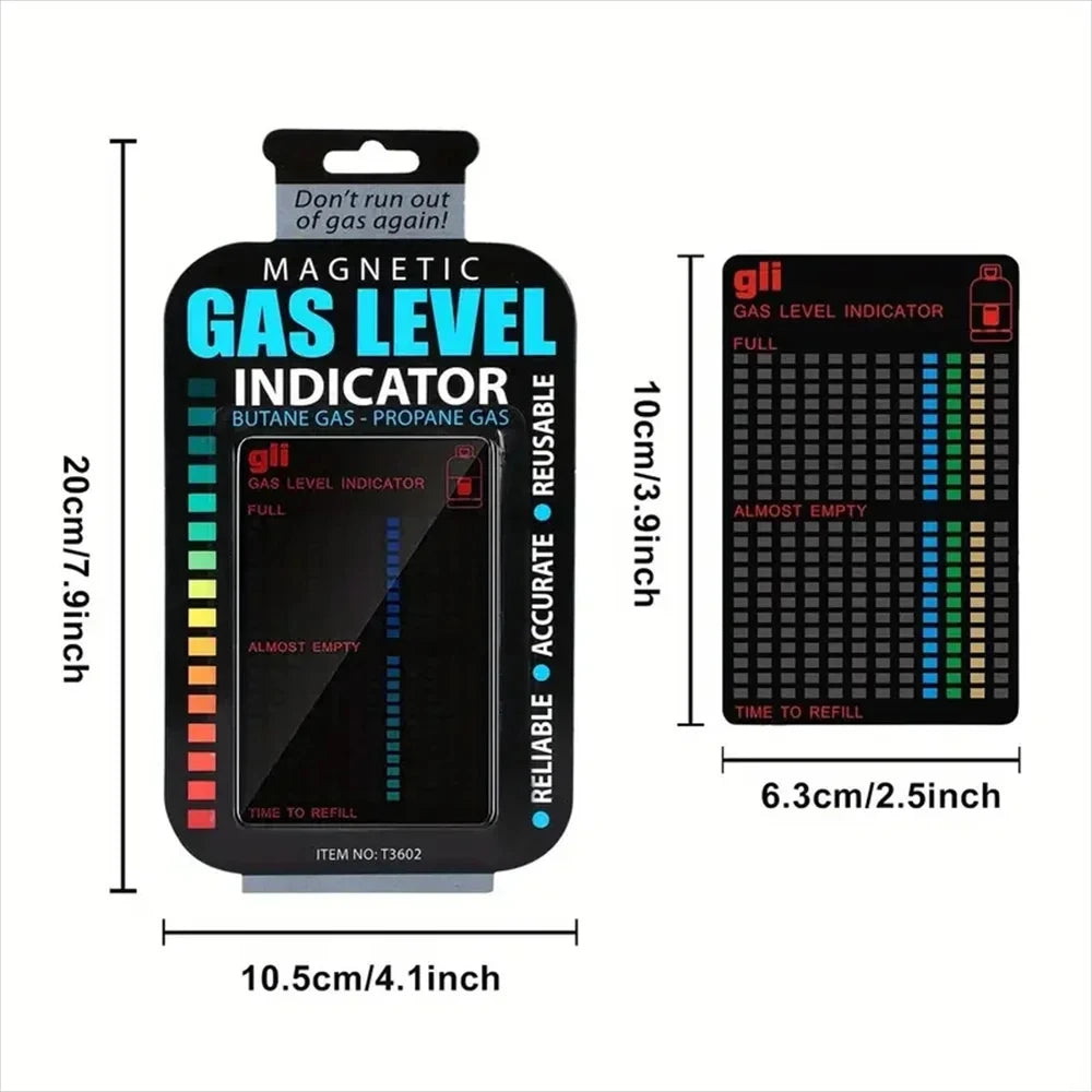 Gas Indicator Level Practical Propane Butane LPG Fuel Gas Tank Level Indicator for Home Kitchen Outdoor Use
