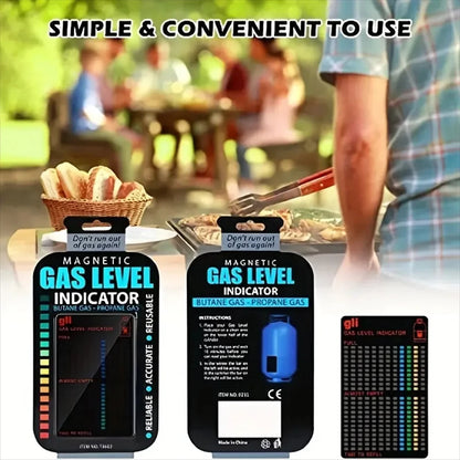 Gas Indicator Level Practical Propane Butane LPG Fuel Gas Tank Level Indicator for Home Kitchen Outdoor Use