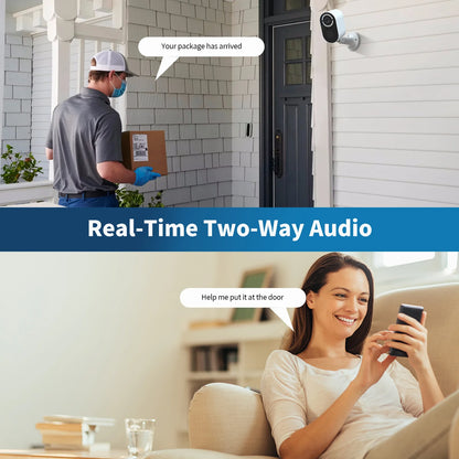 Solar Battery Security Camera Wireless Wifi CCTV Solar Powered Camera Surveill Camera Outdoor