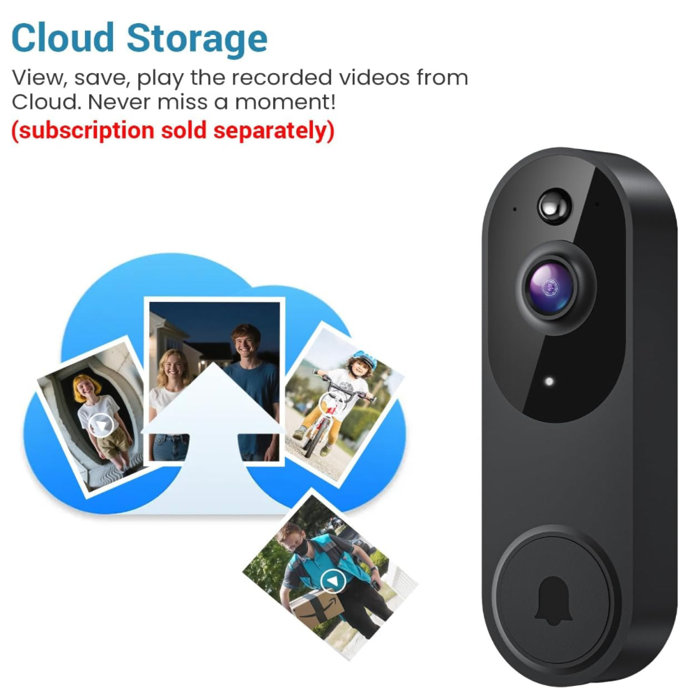 1080P Smart Wireless Video Doorbell Camera