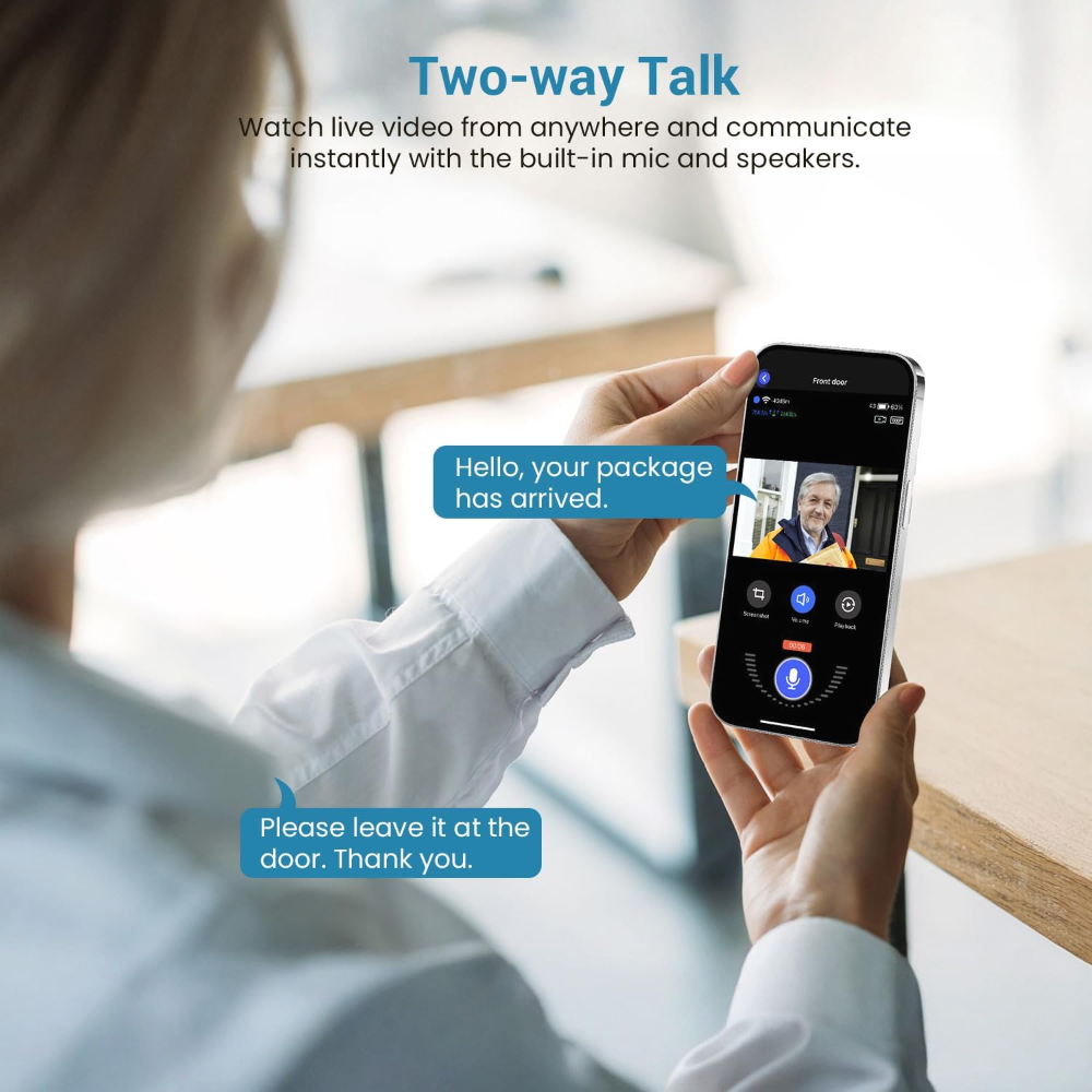 1080P Smart Wireless Video Doorbell Camera